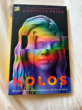 Rogue HOLOS Book Cover – Black with Rainbow Accents